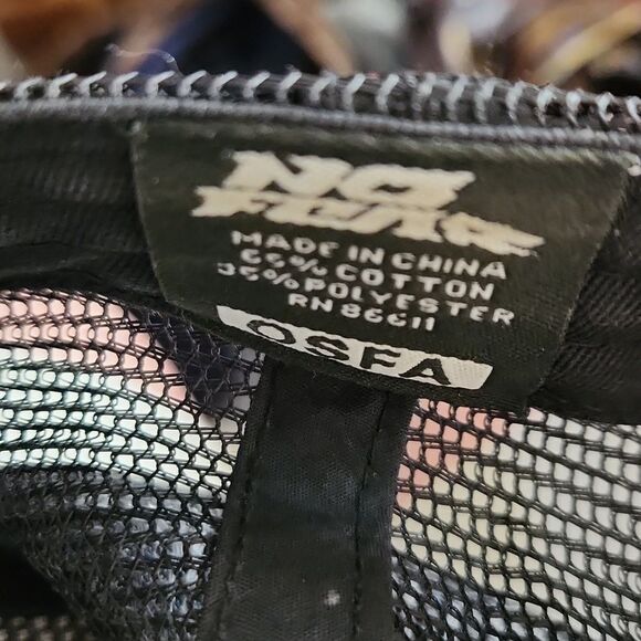 Set of men's adjustable hats caps, Vintage NO FEAR and new Saratoga raceway - Picture 4 of 5